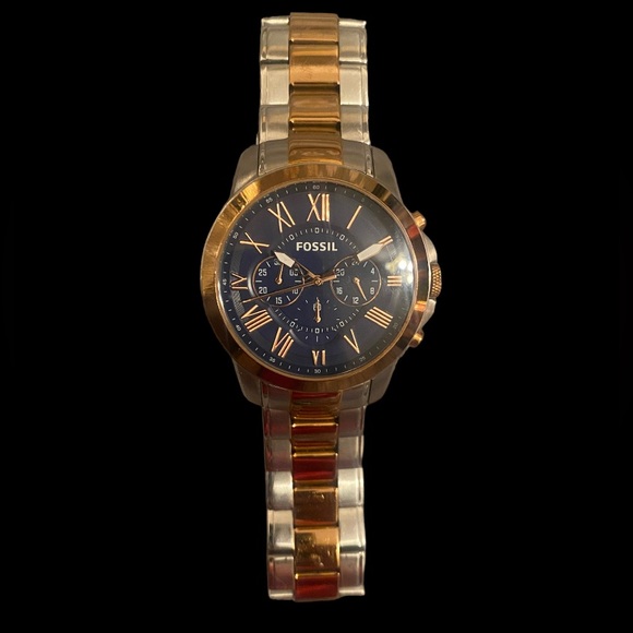 Fossil FS5024 Grant Two-Tone Watch - Picture 3 of 5